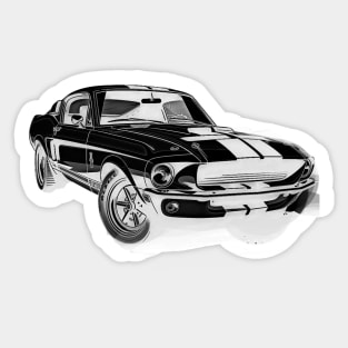 Fastback Cobra Sticker